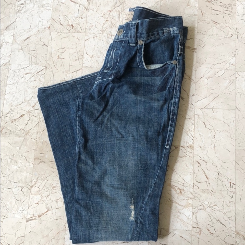 William Rast flare jeans.